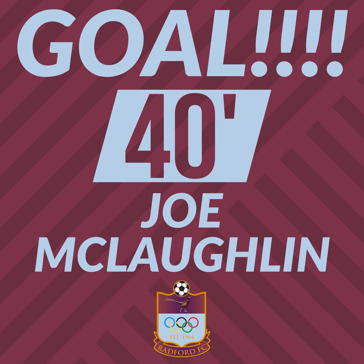 RadfordFC64's tweet photo. 40' GOALLLLLLL

FINALLY! A great ball from Saad is floated in but what a header from McLaughlin as it floats over everyone including the keeper and nestles in the top corner https://t.co/mA6PY7JMe4