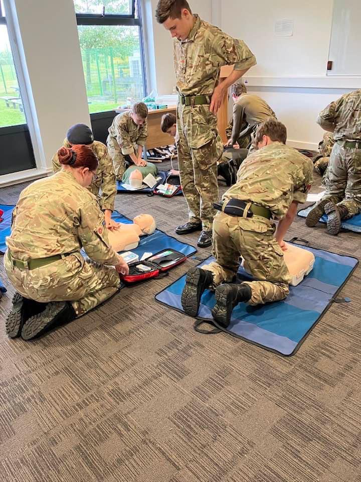 We’ve been quite quiet recently but we’re currently at Yardley Chase for our final priority weekend of 2023! With a variety of ACS activities happening including first aid, expedition, navigation and drill!