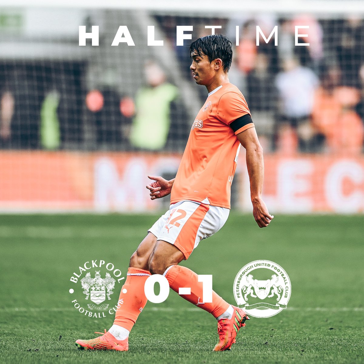 Behind at the interval. 🍊 #UTMP