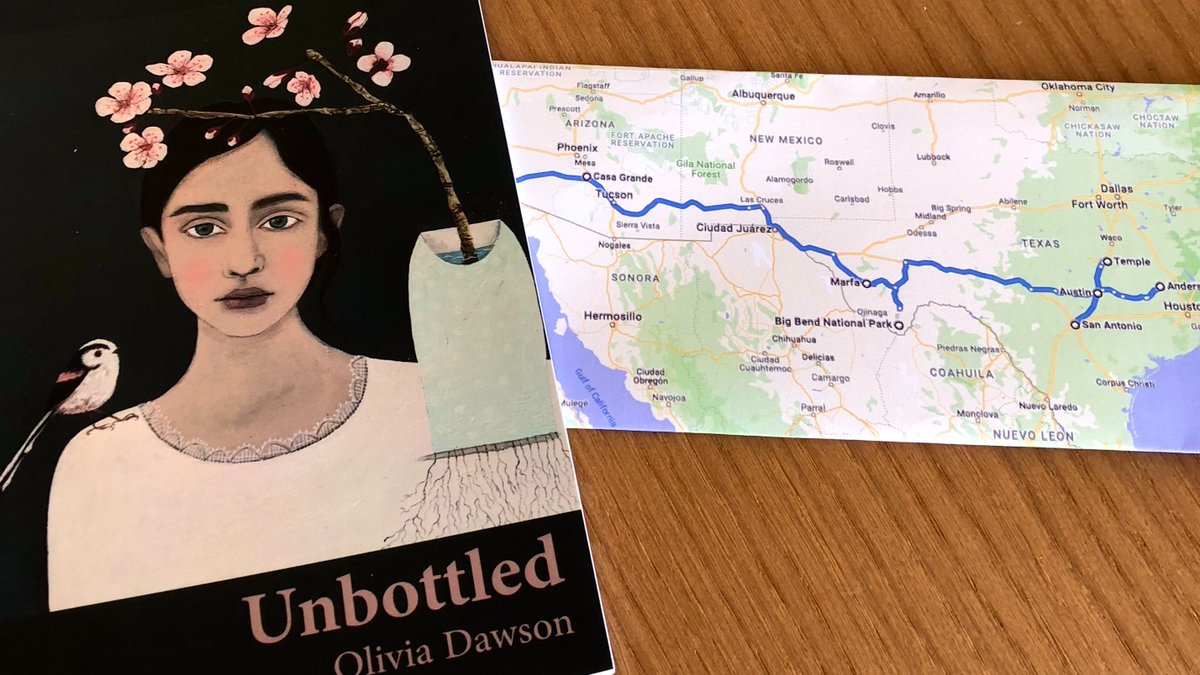 Olivia Dawson (@oliviaedawson) on Twitter photo 'Unbottled' was published a year ago today <a href="/MaytreePoetry/">Maytree Press</a> & soon we are off to Texas on a road trip to meet long lost family unbottled through DNA testing. 'Unbottled' was published a year ago today <a href="/MaytreePoetry/">Maytree Press</a> & soon we are off to Texas on a road trip to meet long lost family unbottled through DNA testing.
