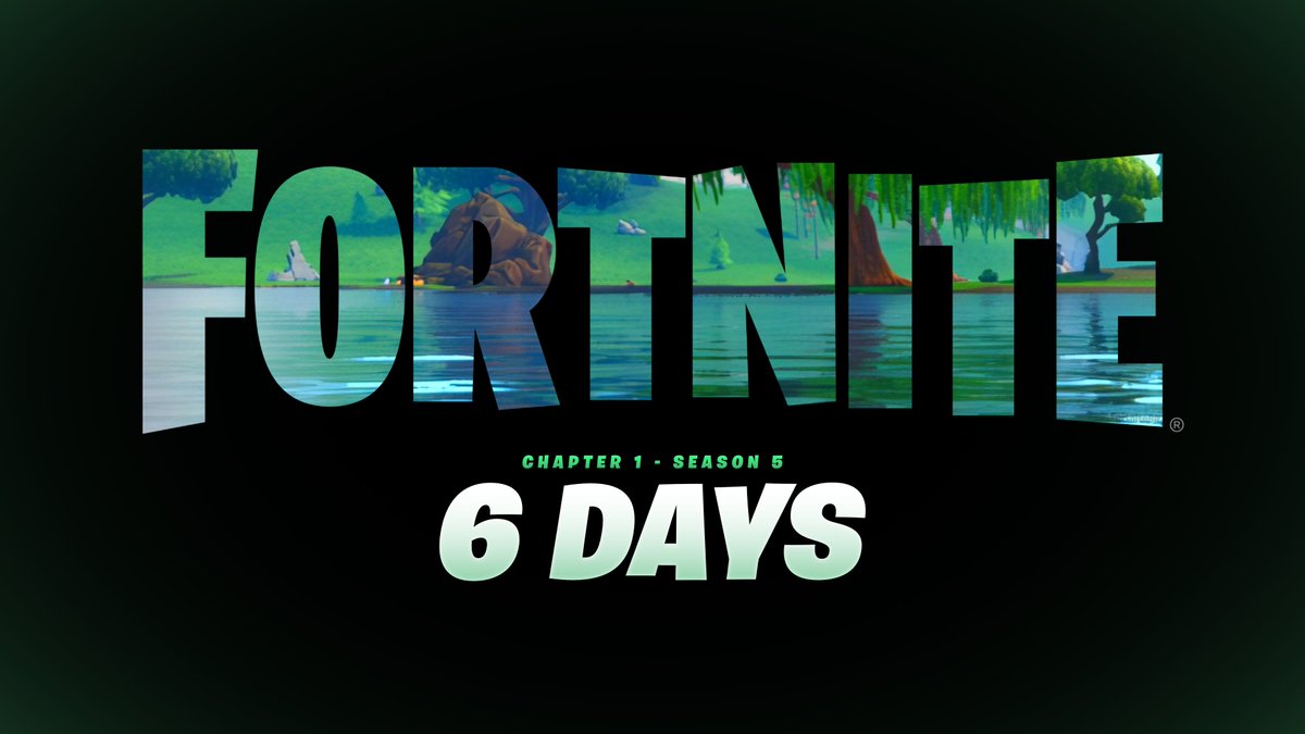 FortniteBR's tweet photo. 6 days until Season 5. #FortniteOG https://t.co/OKsa4xH7Yo