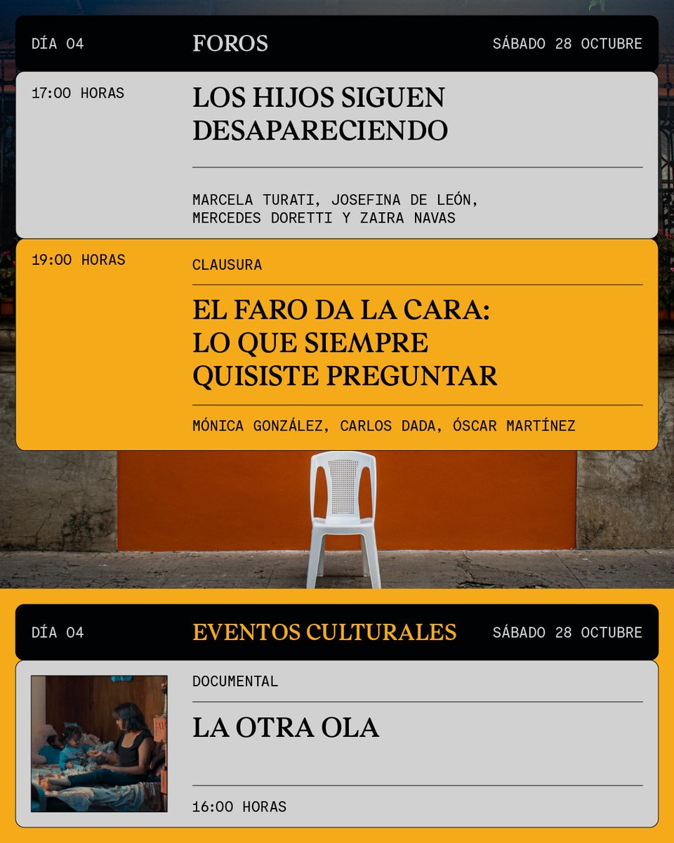 foroCAP's tweet photo. Te compartimos las actividades de HOY del #ForoCap2023   Recuerda asistir puntual y traer tus códigos QR listos. 

Estamos agradecidos por el entusiasmo e interés, los eventos de hoy tienen aforo completo. https://t.co/9NJOd5rpkK