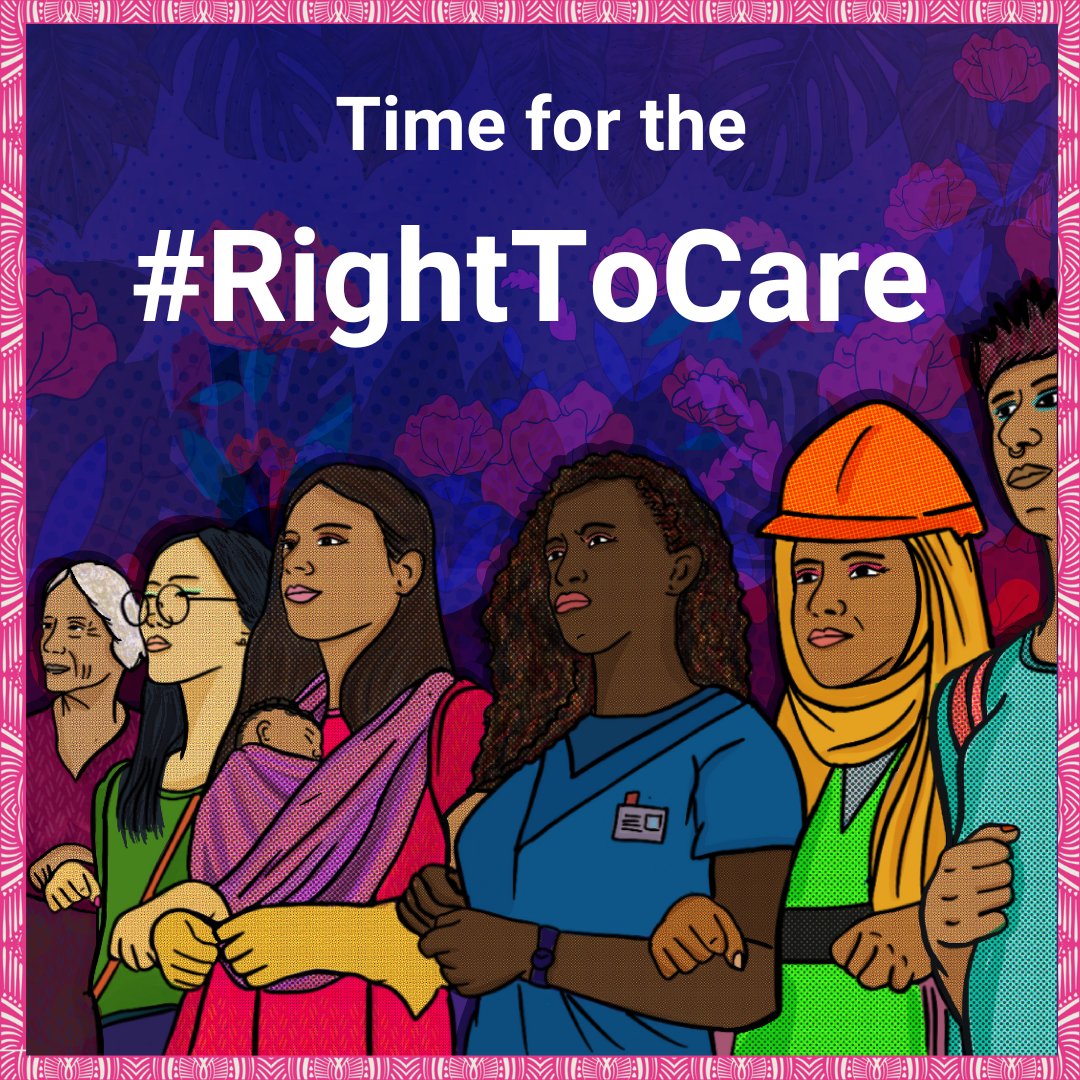 As the world comes together for International Day of Care and Support, we urge you to support carers and their #RightToCare. 
Stay tuned and watch this space to know why it is time to #InvestInCare.
Illustration by @nida_meyer
#CareCareCare #CareforCareWork #TimeToCareAndSupport