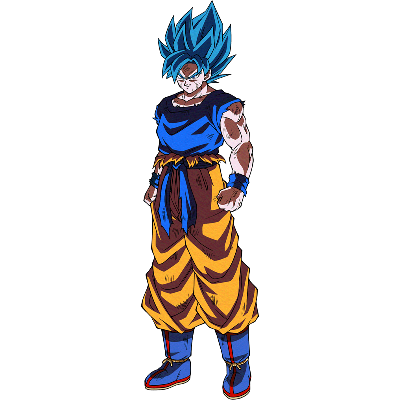Goku Super Saiyan Blue PNG Image