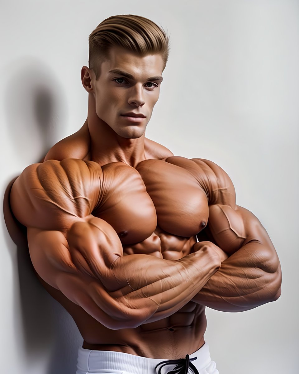 ai_muscles93158's tweet image. Bigger is better.

#aimuscle #aihunk #aibodybuilder #muscle #hunk