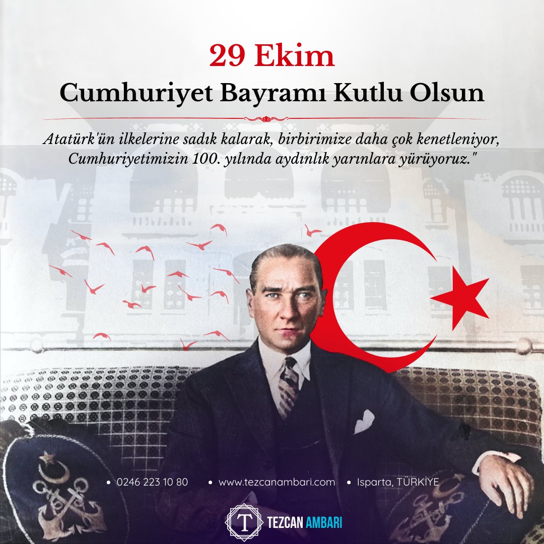 Özgürlük ve bağımsızlık bedel ödeyenlerindir! Bu bedeli ödeyenlerin başında da Selanikli bir yetim vardı, adı Mustafa! Türkiye Cumhuriyeti Devleti sonsuza dek var olacaktır!