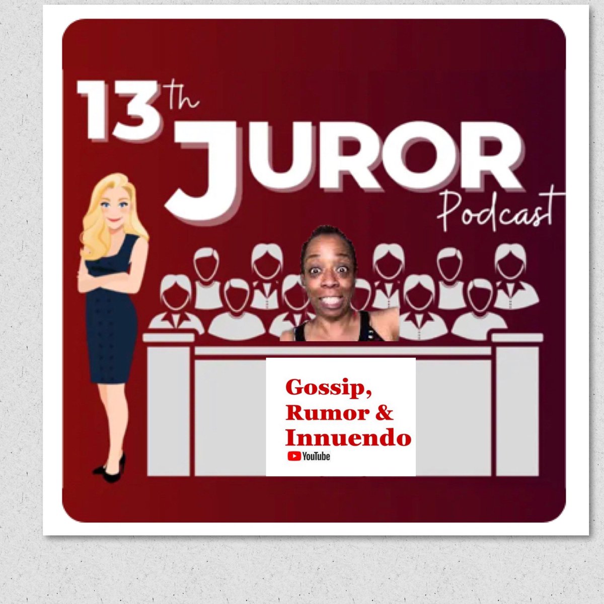 Monday, Oct 30, 2023 Gossip, Rumor & Innuendo is taking over the jury box!!

Join me as I co-host  ​⁠@brandichurchwell ‘s live stream!!!

#13thjuror #truecrimegossip