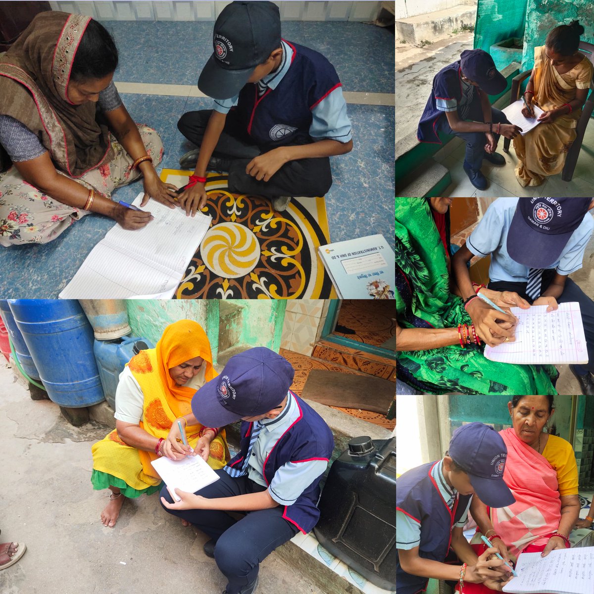 nssghssbvanakba's tweet photo. NSS unit GHSS (B) Vanakbara Diu #nss volunteer are helping in new India literacy programme.
#newindialiteracyprogramme
#padheindia
#nssvolunteers https://t.co/du8FHfMYXe