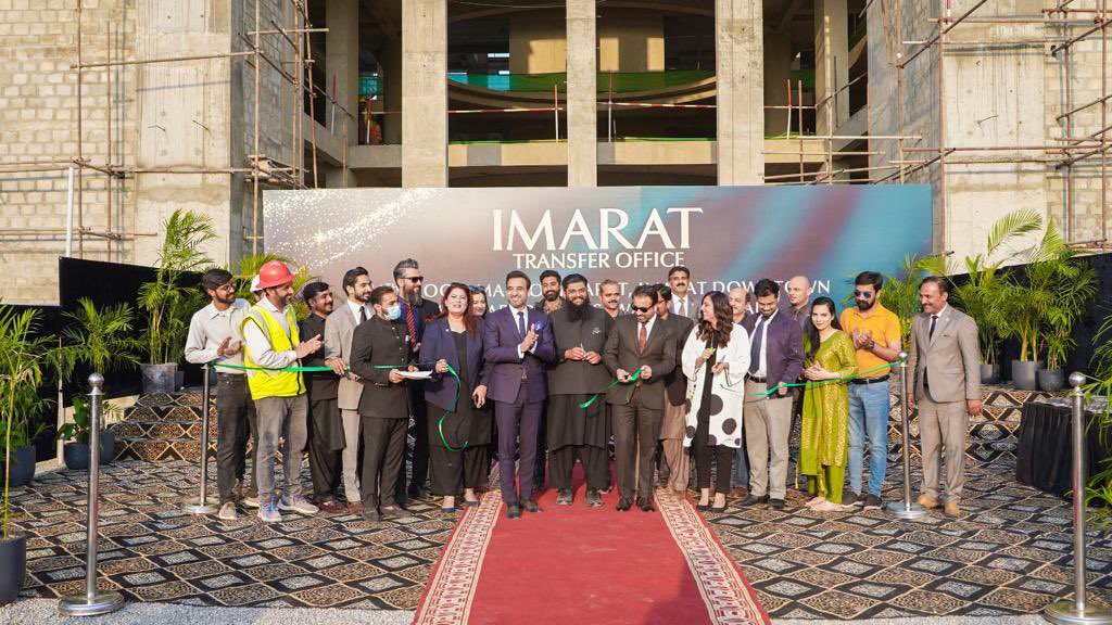 ImaratPK's tweet photo. Highlights of the opening and work commencement ceremony ✨

We are excited to announce the launch of the IMARAT Transfer Office. 

Launching model apartment of IMARAT Residences soon. The future of urban living is taking shape.

Become a part of it! https://t.co/ZgZG1gcNQZ