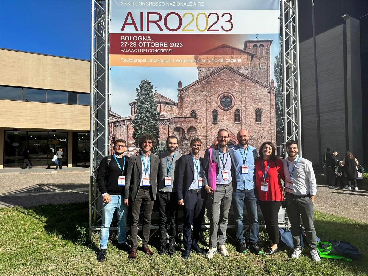 I'm filled with pride for our outstanding #radonc team from @unicampania at #AIRO2023 Here's to our young trainees, committed to learning and striving for progress in the field of #radonc Your dedication is the driving force behind our future success!