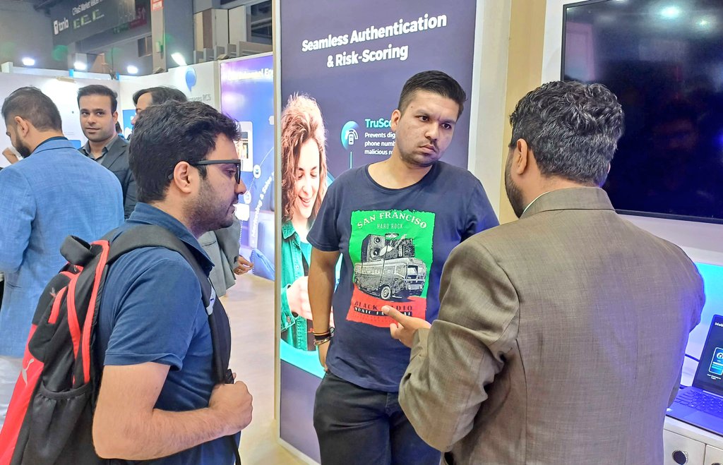 routemobile's tweet photo. We had an engaging couple of days at #IndiaMobileCongress 2023, with our delegates interacting with the booth visitors and forming several new connections.

#IMC2023 #RouteMobileatIMC #Networking #IndustryEvent #RouteMobile @exploreIMC https://t.co/ky7yyN1EGl