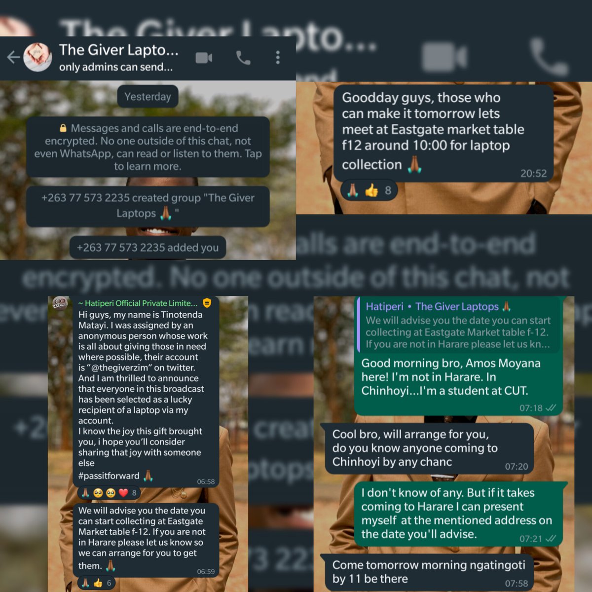 agallantsoldier's tweet image. From a desire to a written prayer point...from a prayer point to an answered prayer. God moved elements and through @hatiperi_wacho and @thegiverzim (Anonymous), I received my heart&apos;s desire. I am grateful, may God enlarge your territories. Komborerwai naShe!! 

#passitforward