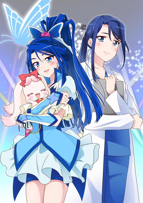 #オトナプリキュア でプリキュア熱が再燃して最近プリキュア絵描き始めましたが、良い反応頂けて大変嬉しいです。皆様ありがとうございます これからもちょいちょい描いていければと思います #precure
