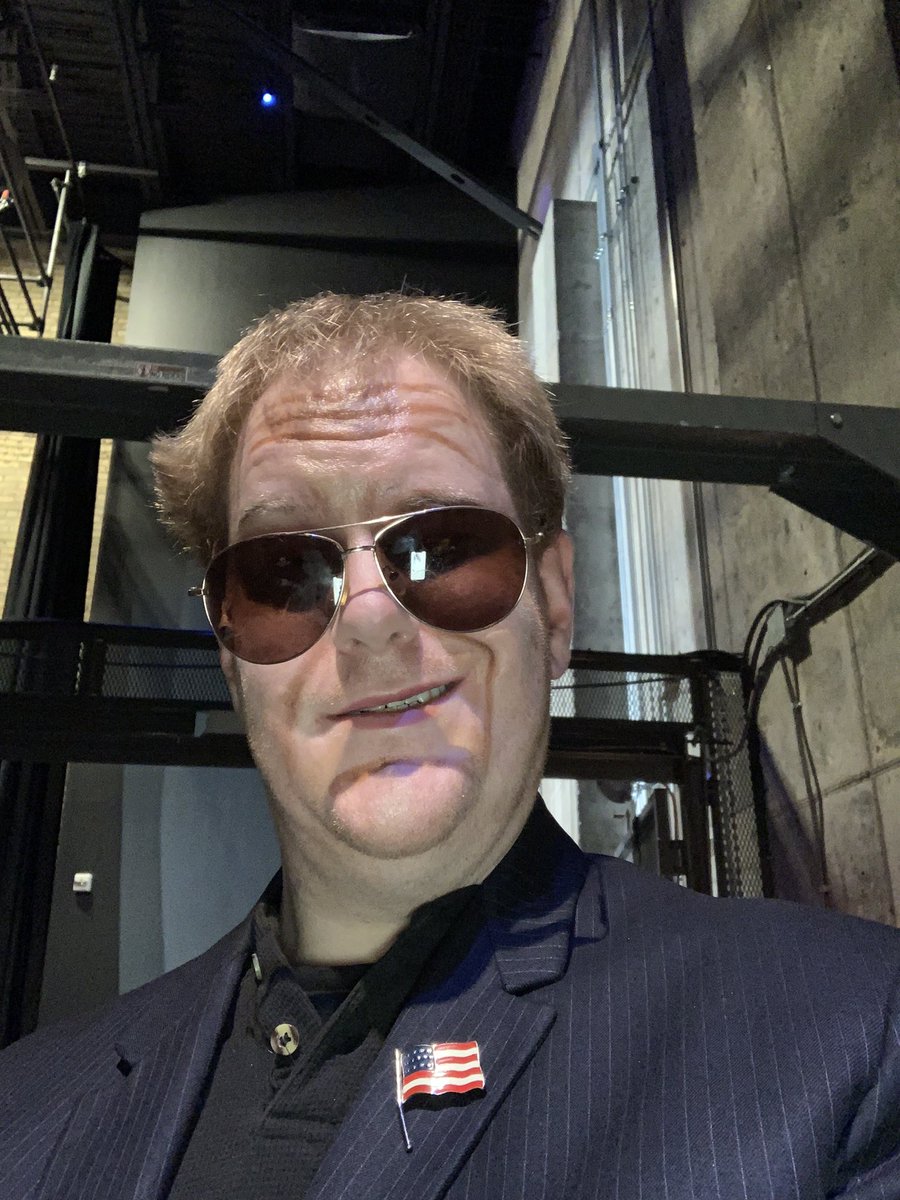 mauck_dan's tweet image. Portraying @POTUS during @InteractArts HELL IS EMPTY AND ALL THE DEVILS ARE HERE AGAIN, opening tonight at the Luminary Art Center in Minneapolis, MN!