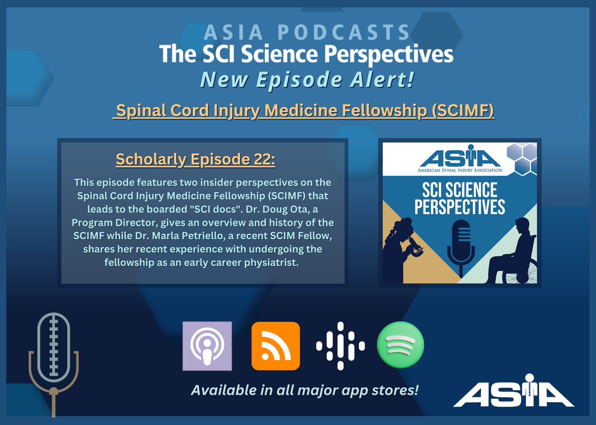 ASIA_spine's tweet photo. SCI Science Perspectives Podcast: New Episode Release!
https://t.co/T7EglmjYYI
#ASIASCIPodcasts
#scienceperspectives https://t.co/p2YZzFEYkf