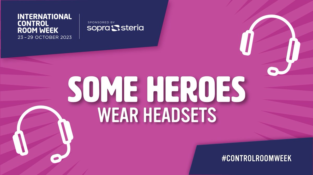 Some wear capes - but the best ones wear headsets! #ControlRoomWeek #HeadsetHero