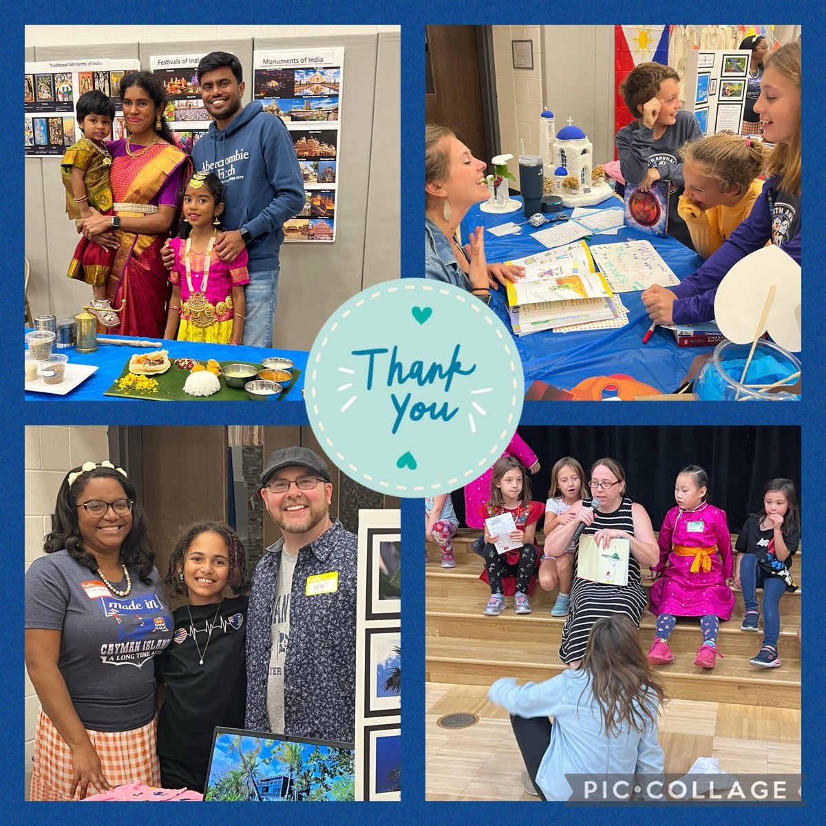 What a night of celebrating our school family! 💙💛 A fabulous International Festival!