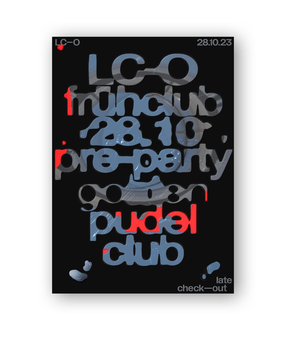 Heute im #goldenpudelclub:
Late Check-Out (LCO) w/ 
ONLYLU, Roses OD, CASHY, 
Bombe, John Joses, 
NougatNoah &amp; 
critghetto