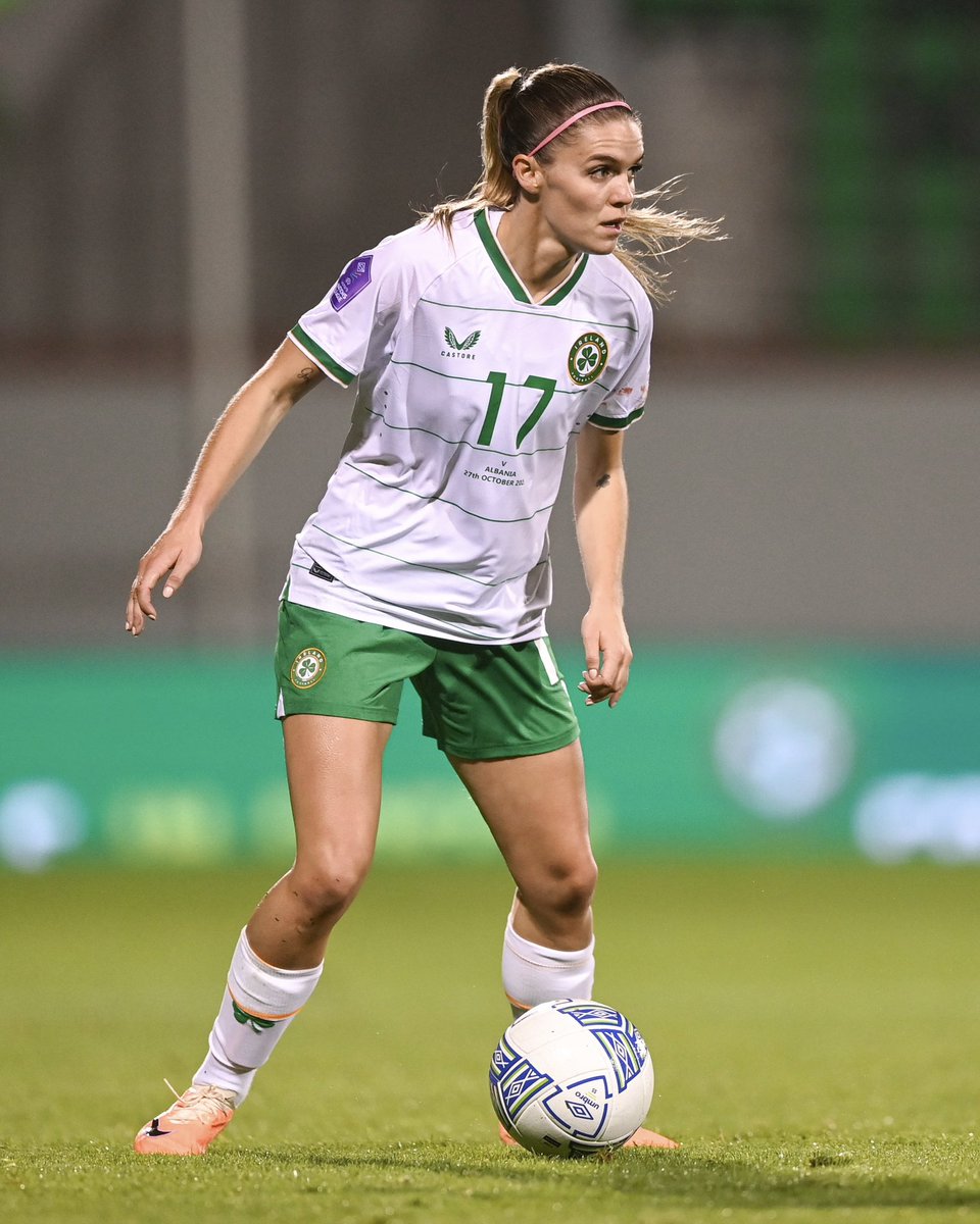 Louise Quinn and Jamie Finn both featured for Ireland last night in a 5-1 win against Albania. 👏🇮🇪