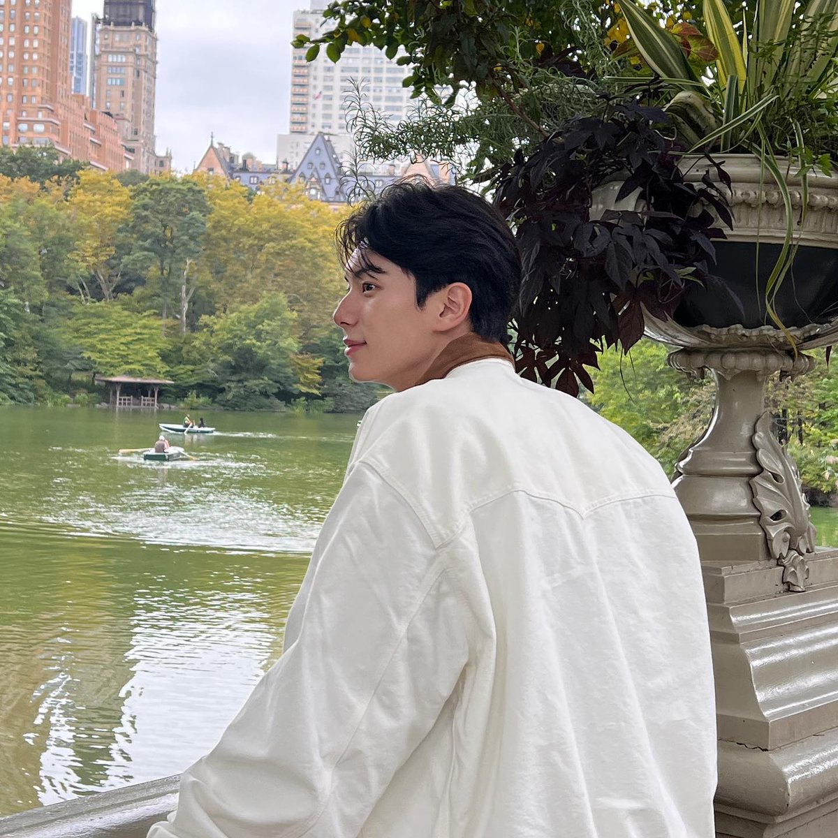 chamemin's tweet image. dive into the calmness of this picturesque scene. lose yourself in the harmonious ambiance of this idyllic setting, reflects on life's profound mysteries by the tranquil waters of a serene lake.