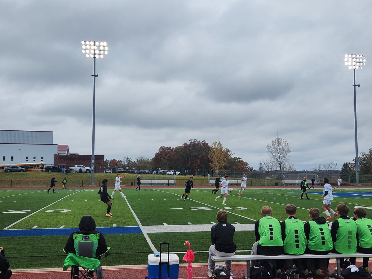 District soccer, Knights vs. De Soto at Hillsboro. Lets go Knights!