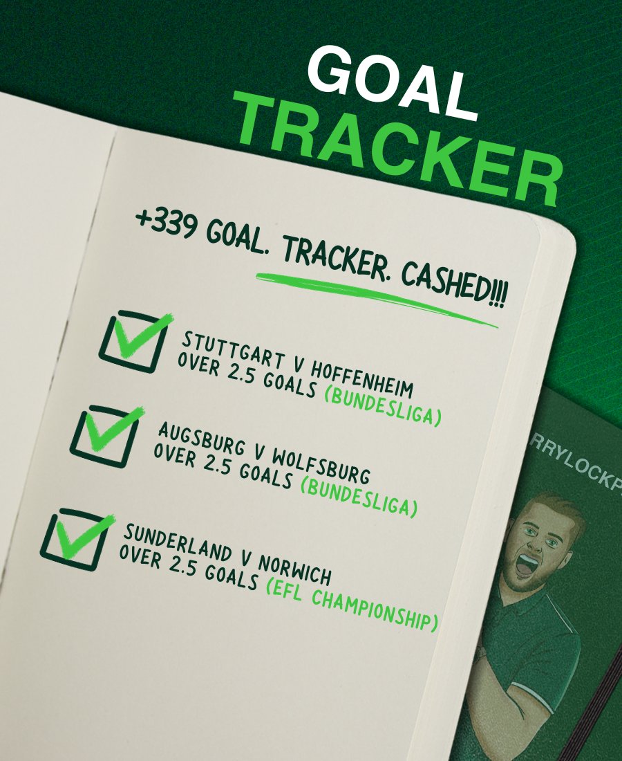 💥 FUCKING BOOOOMMMM!!!!!!! 💥

✅ LOCK TRAIN BET 2 CASHED!!! 
✅ +339 GOAL TRACKER CASHED!!! 

SMASH ♥️ IF YOU'RE IN THE MONEY.

LADIES AND GENTLEMEN... THAT'S A #SWEEPSATURDAY. 🧹