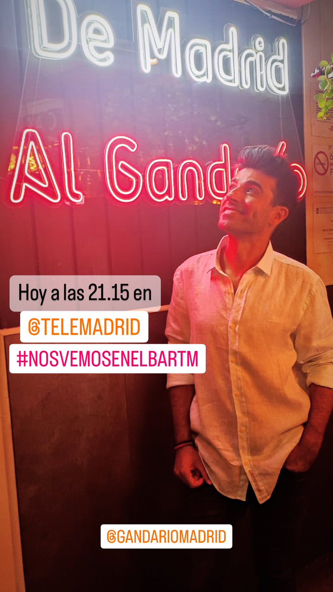 Hoy a las 21.15 #NosVemosEnElBarTM en <a href="/telemadrid/">Telemadrid</a>