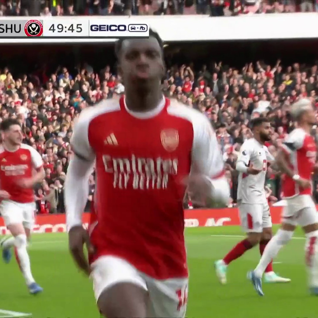 Eddie Nketiah gets his second for Arsenal against Sheffield United!📺 @USANetwork