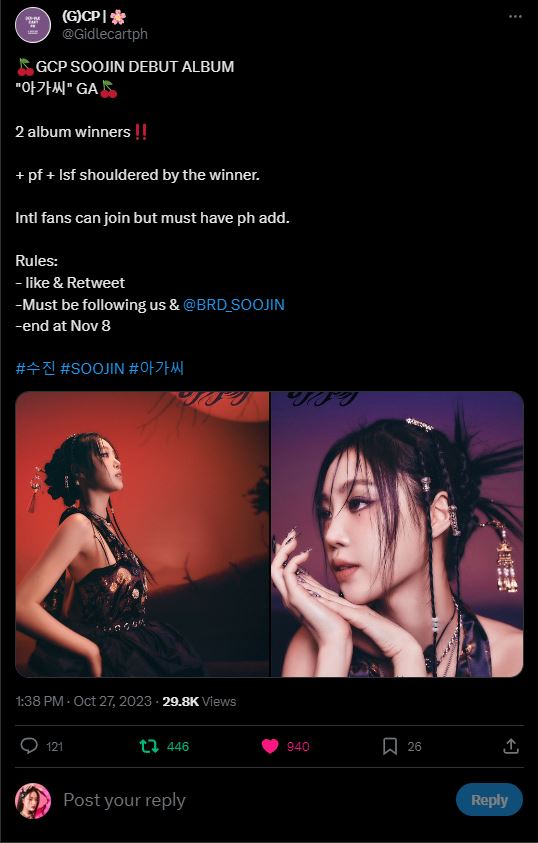 shu_hoon's tweet photo. @Gidlecartph @BRD_SOOJIN Done! 😊 manifesting Soojin's successful comeback 💙 Thank you po sa GA! https://t.co/AWx8Vp6JbN