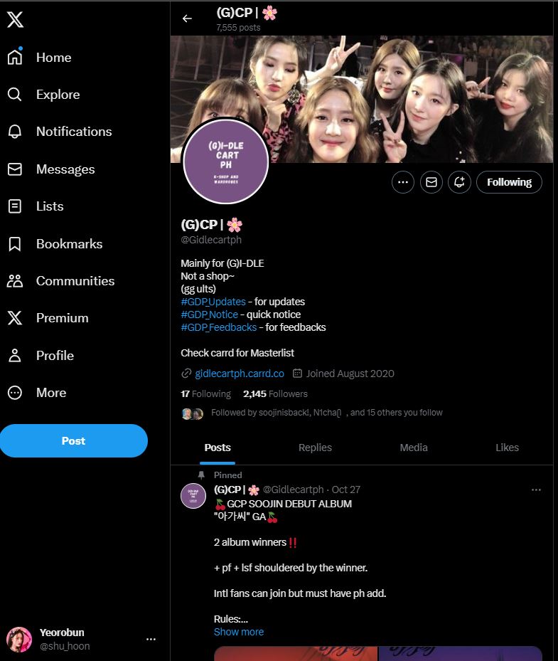 shu_hoon's tweet photo. @Gidlecartph @BRD_SOOJIN Done! 😊 manifesting Soojin's successful comeback 💙 Thank you po sa GA! https://t.co/AWx8Vp6JbN