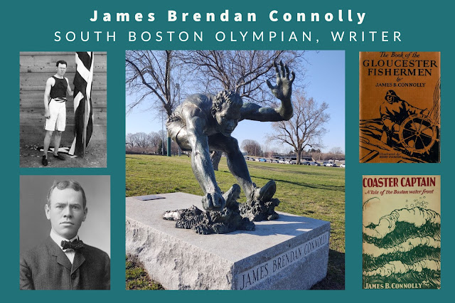 #OTD Oct 28, 1868 #Olympian + #writer James B. Connolly was born in #SouthBoston, one of 12 children of #irish immigrants from #AranIslands. He was  medalist in 1896 #athens + 1900 #paris #Olympics. He went on to pen 25 novels. #Boston #irishheritagetrail
irishmassachusetts.blogspot.com/2021/10/south-…