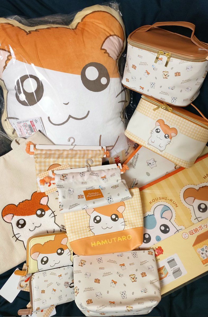 しまむら×ハム太郎、欲しいやつ全部買えてハッピー🐹💞写ってないけど