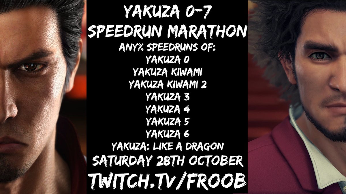 It is time for the 0-7! 26+ hours of every mainline Any% run of: 0, K1, K2, 3, 4, 5, 6, LAD 3 year Partner Anniversary! Lets go! twitch.tv/froob