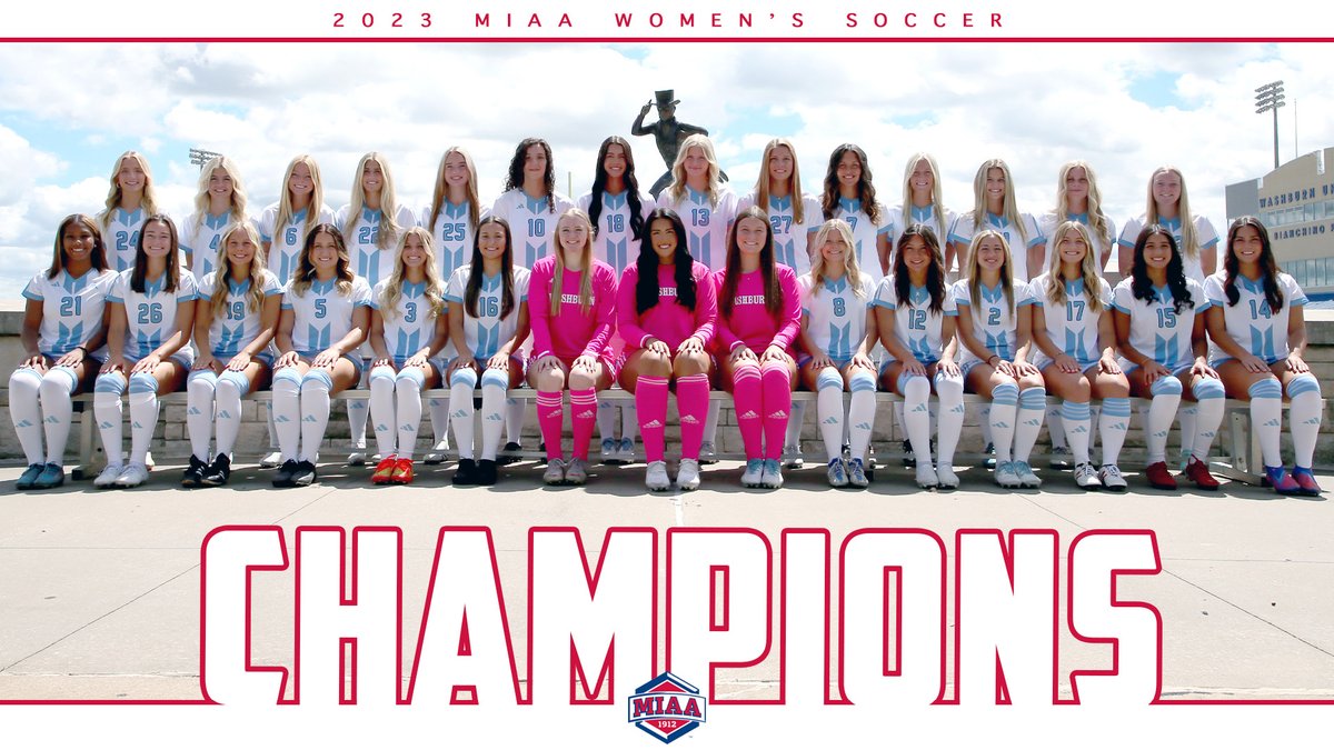 Congratulations <a href="/IchabodWSOC/">Washburn Soccer</a>, your 2023 MIAA Regular Season 𝓒𝓱𝓪𝓶𝓹𝓲𝓸𝓷𝓼 🏆🎉

#BringYourAGame