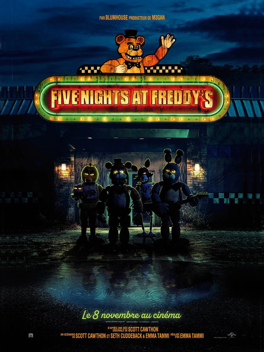 FNAFTracker's tweet photo. The Super Mario Bros. Movie earned $31.7M on its opening day, compared to $39.5M for the FIVE NIGHTS AT FREDDY'S Movie https://t.co/6S3D44jfL3