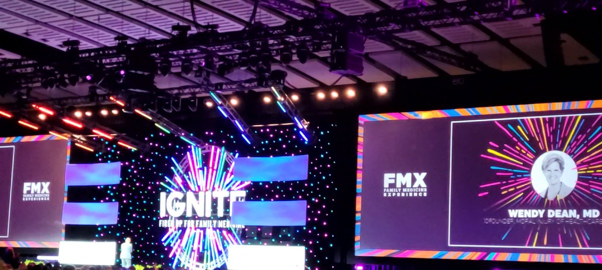 So empowering as a newly appointed Chief #Wellbeing Officer at my organization to hear @WDeanMD speak on #moralinjury as it relates to #physician #burnout; 'we need to fix the [system] potholes in the road, not tuning the [clinician] machine.' #aafpfmx