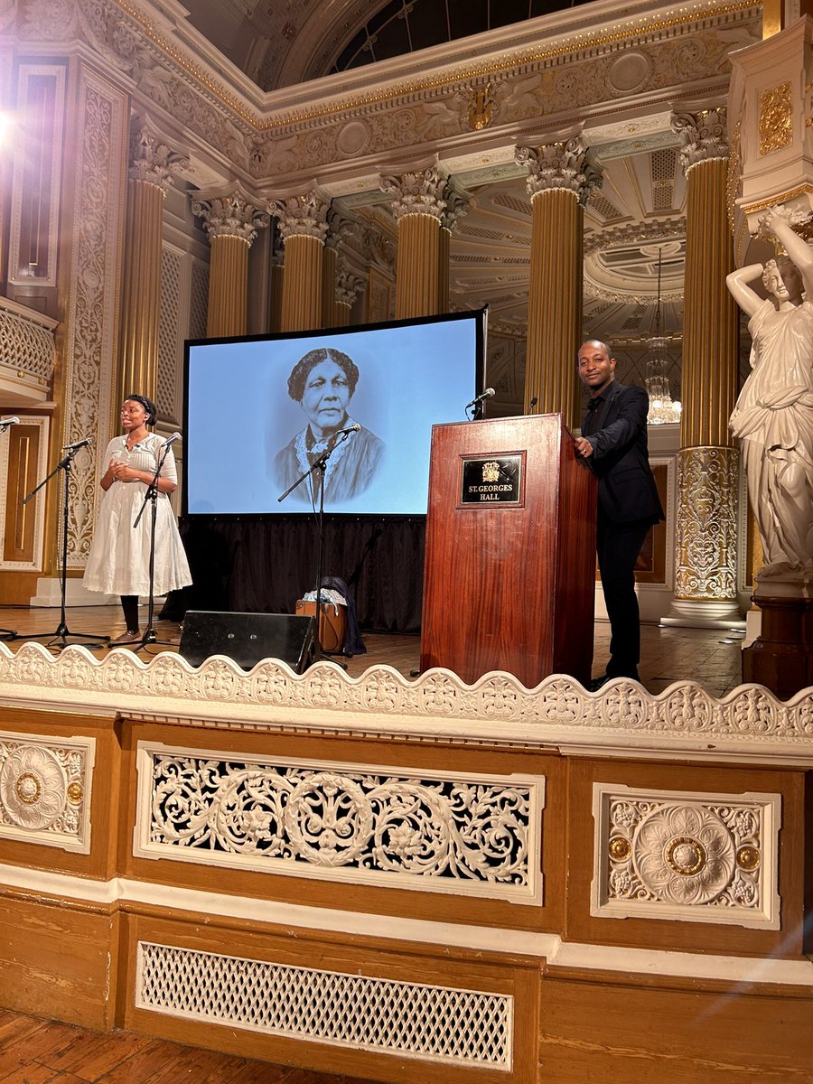MST’s <a href="/trevorsterl/">Dr Trevor D. Sterling (Hon. causa)</a> &amp; <a href="/jermainesterl/">Jermaine Sterling</a>  delighted to be in Liverpool to support  <a href="/SGHLpool/">St George's Hall</a> ‘s campaign for a statue of Mary Seacole in the spectacular St George’s Hall Great Hall. A truly inspiring celebration &amp; fundraising event. #Seacole #StGeorgesHall