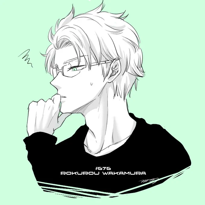 お題「若村麓郎」#ワートリ版深夜の真剣お絵かき60分一本勝負がんばれろっくん! 