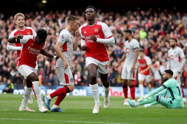 Eddie Nketiah is the natural replacement for Black Stars legend Asamoah Gyan. 🇬🇭