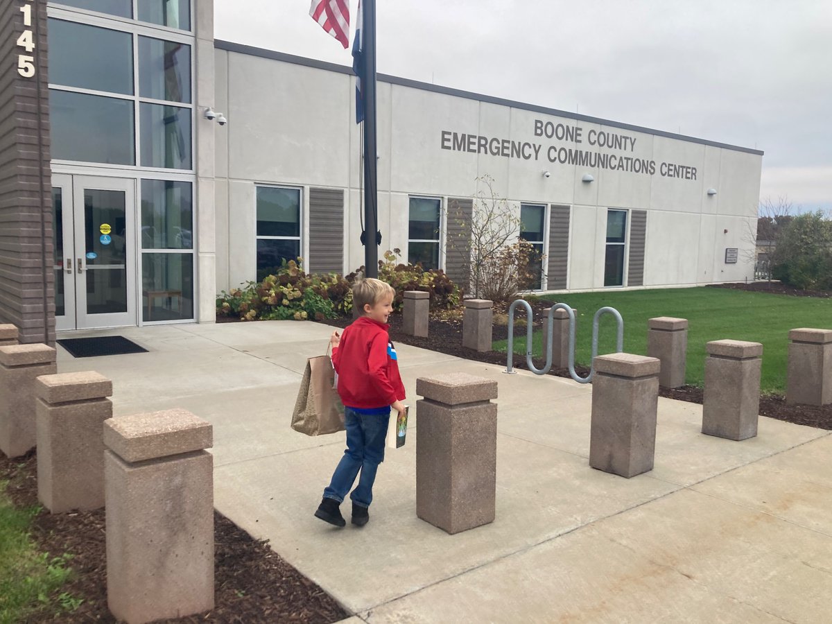 Abram & I delivered breakfast to @BCJC911 this morning for #NationalFirstRespondersDay. Our 911 dispatchers are some of the most important employees we have in the County. We’re grateful for their dedication, and we’re extremely proud of the progress we’re making at Joint Comms.