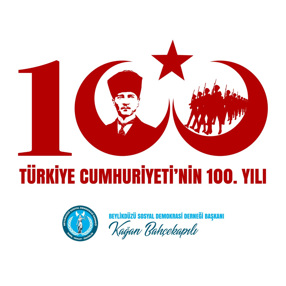 BeylikduzuSDD's tweet photo. Cumhuriyetimizin 100. Yılını Kutlarız. https://t.co/PzigcyfIUg
