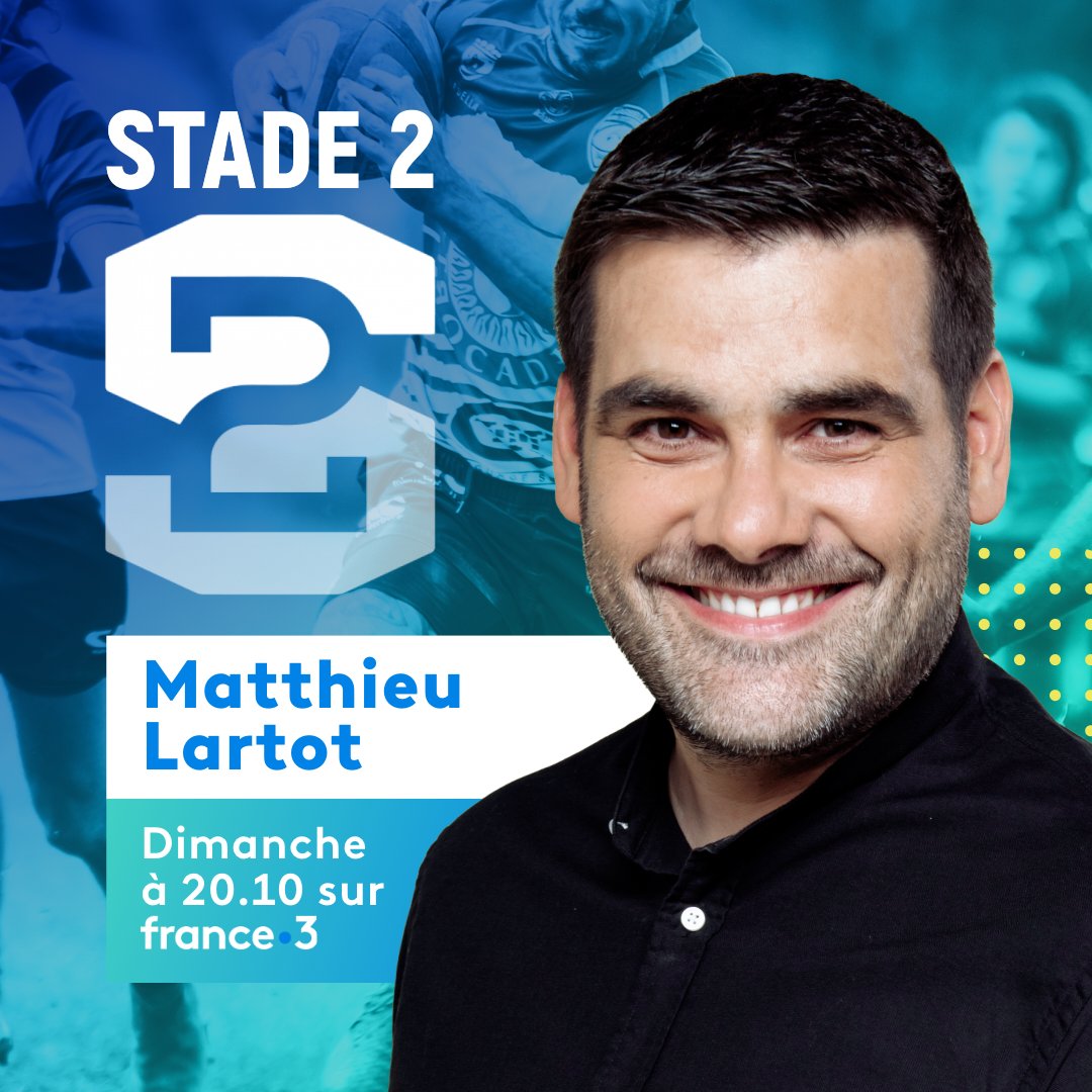 francetvpro's tweet photo. #Evenement @francetvsport

🔥Grand retour de Matthieu @lartot demain à la présentation de #Stade2

⚽️ Invité de l'émission : Franck Haise,  entraineur du @RCLens

▶️ Dim 29/10 à 20.10 sur #France3 https://t.co/uOudZLOSLq