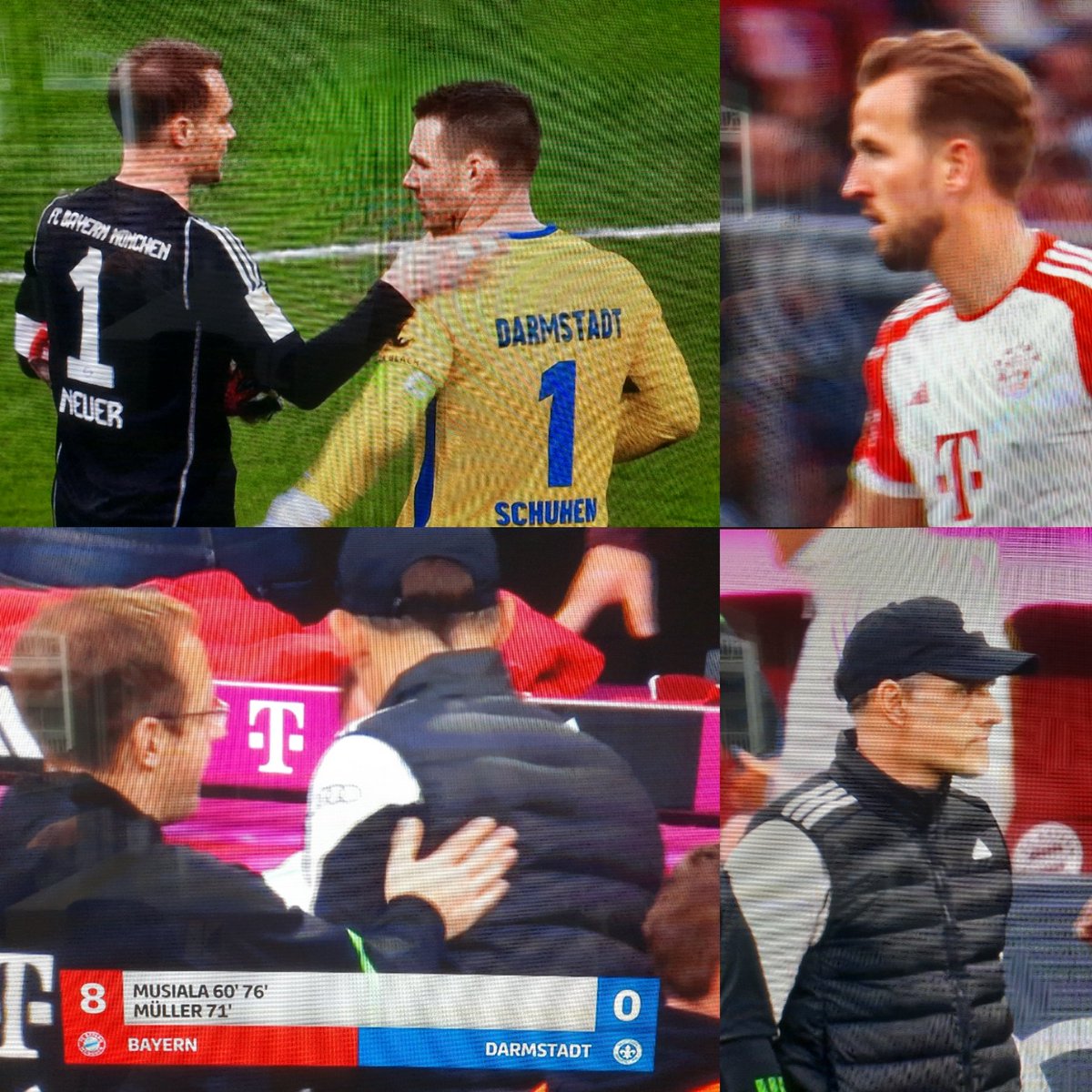 XavBarretFoot's tweet photo. Sinon, pour son retour à la compétition, Manuel #Neuer garde le but du #Bayern inviolé contre Darmstadt (8-0) : 2 arrêts importants en 1e période (0-0) ⚽️ 2e période à 10 Bavarois contre 9. #FCBSVD #BAYDAR #bundesliga https://t.co/RSAhwdBVWc