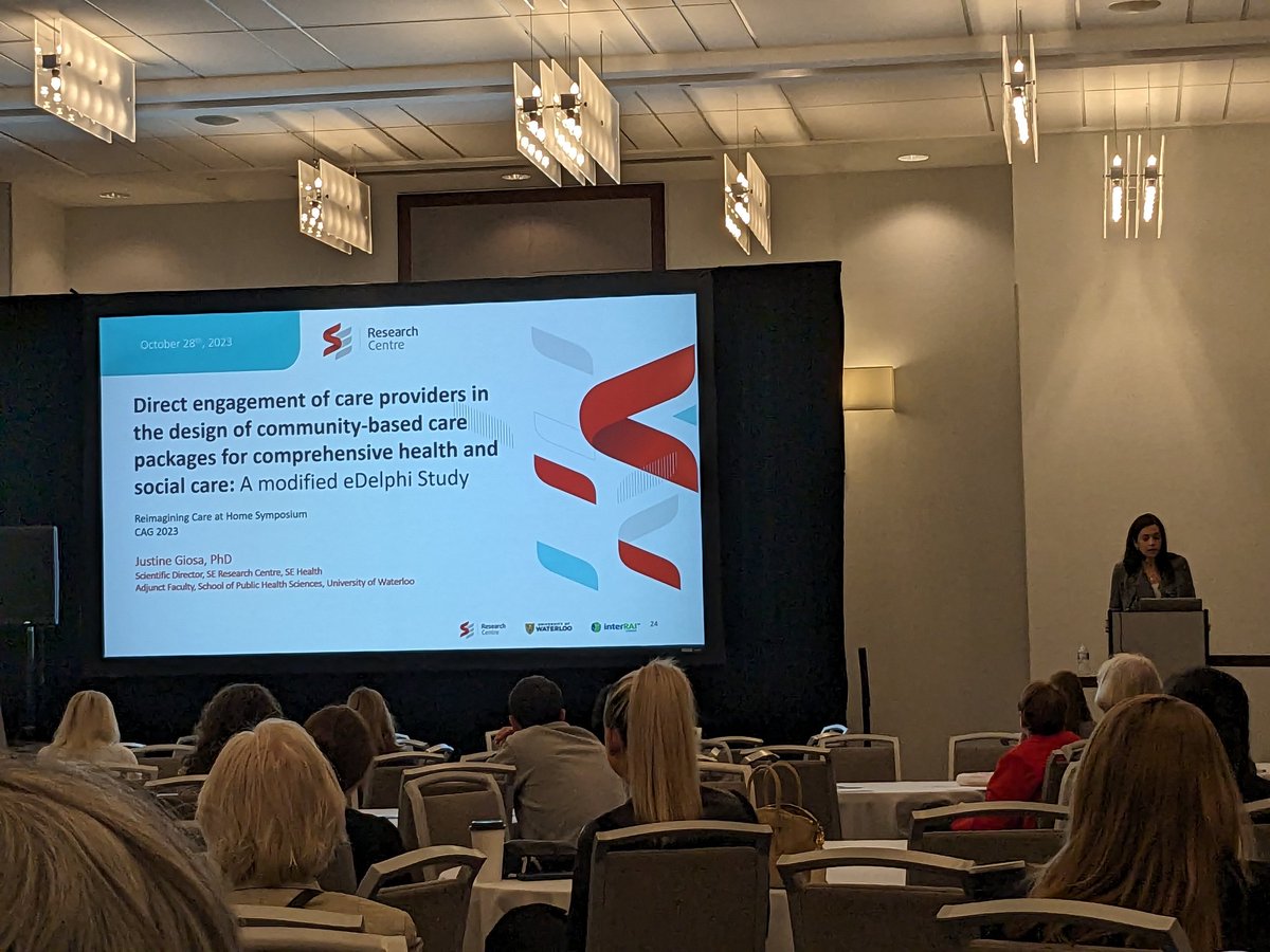 Paul Stolee (@paulstolee) on Twitter photo <a href="/JustineGiosa/">Justine Giosa</a> on engagement of care providers in design of community based care providers at #CAG_2023 <a href="/SEHCResearch/">SE Research Centre</a> <a href="/JustineGiosa/">Justine Giosa</a> on engagement of care providers in design of community based care providers at #CAG_2023 <a href="/SEHCResearch/">SE Research Centre</a>