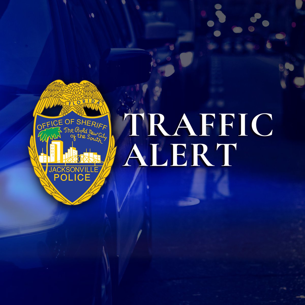 #UGAvsUF Fans Traffic Alert! #yourJSO is working a traffic crash with injuries westbound on the Matthews Bridge. Please be patient and plan accordingly. @CityofJax @JaxReady @jaxevents @ASMGlobalLive @FLvsGA @ASMGlobalLive @JTAFLA