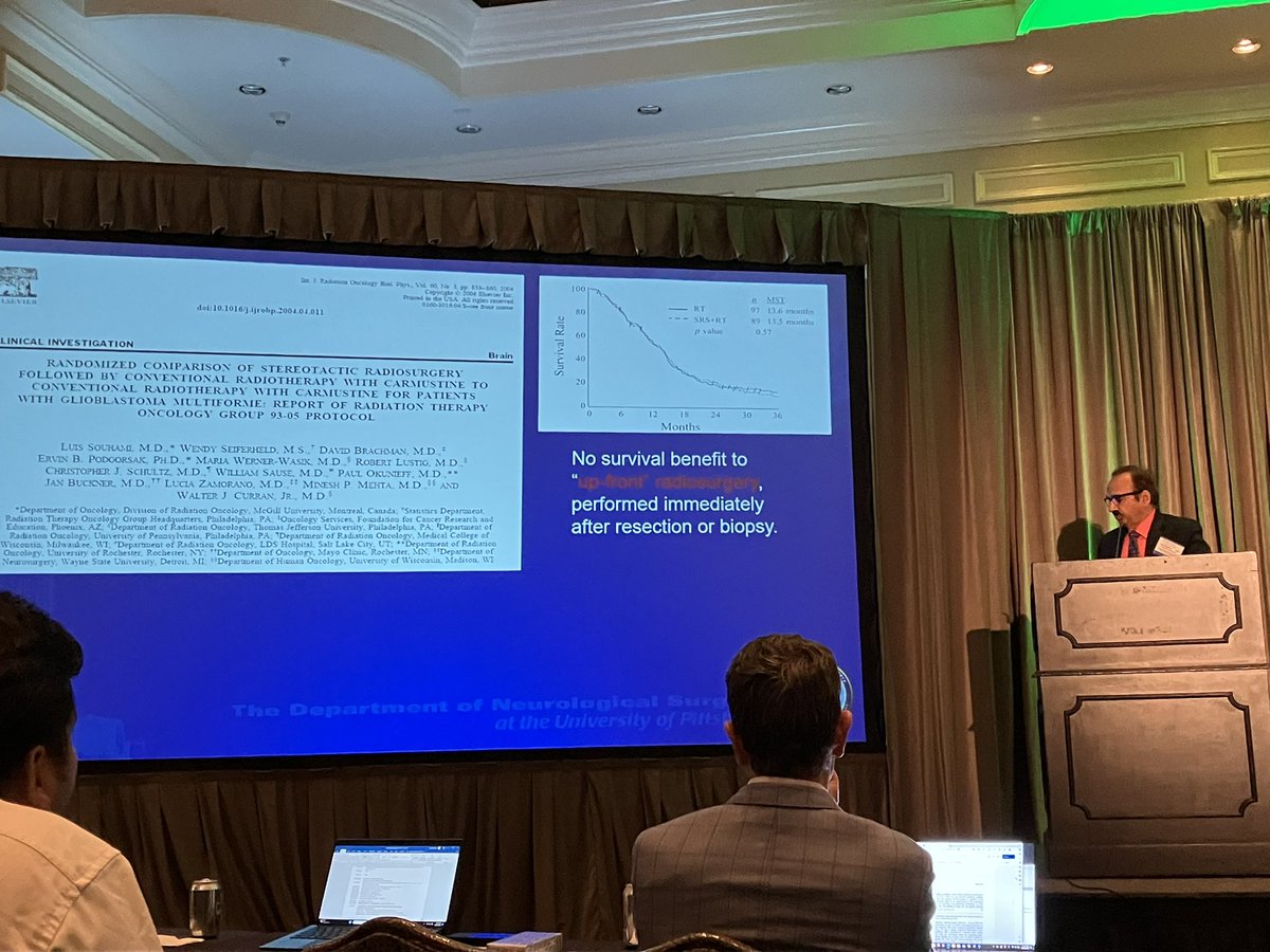 MiamiCancerInst's tweet photo. π§ Next up @IntRRF executive director, Ajay Niranjan, M.D., MBA shares his expertise with SRS in recurrent high-grade #gliomas
#IRREM23 #IRRF23 #MedTwitter https://t.co/syR0OiGrHC