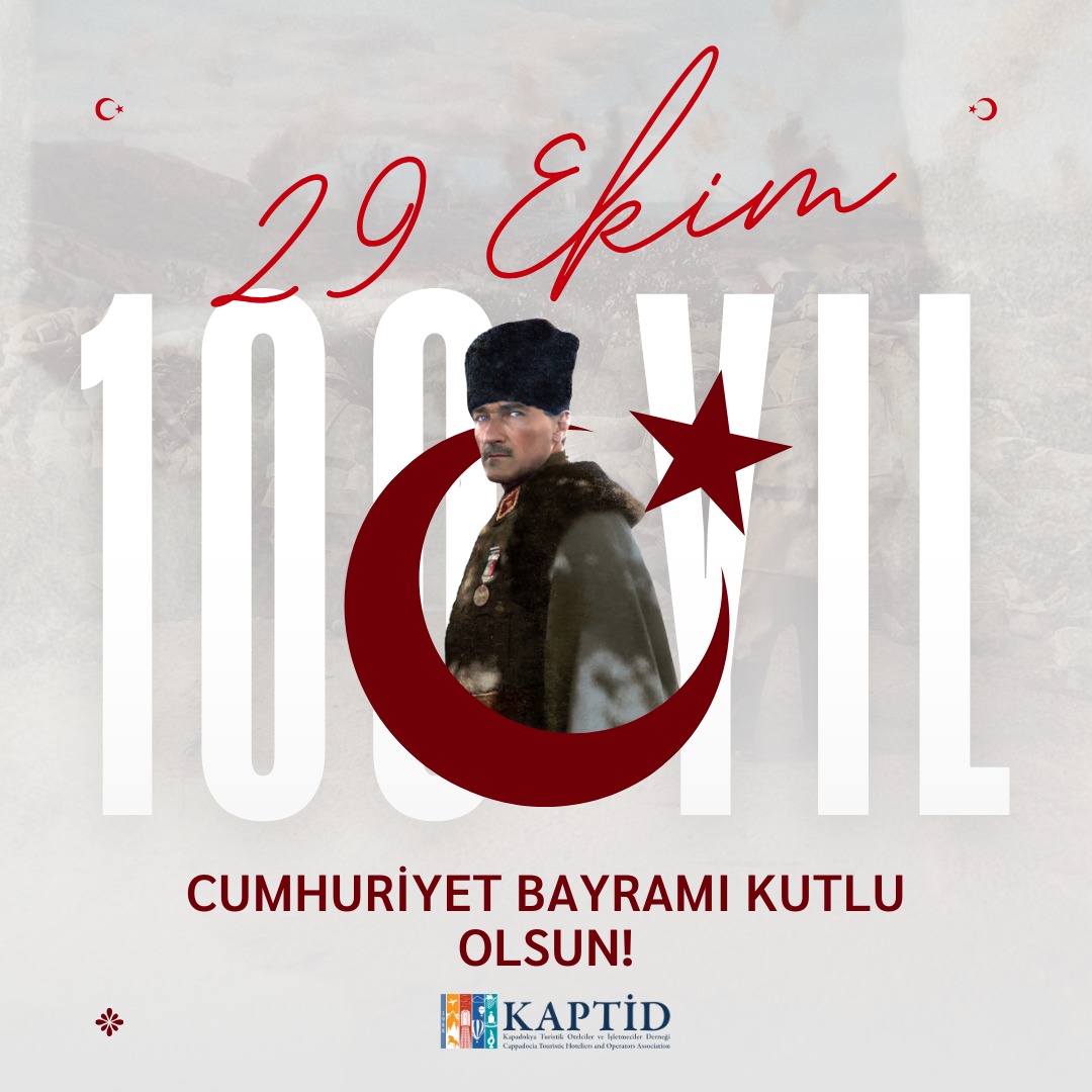 29 Ekim Cumhuriyet Bayramı Kutlu. Daha Güzel 100. Yıllara Türkiye 🇹🇷