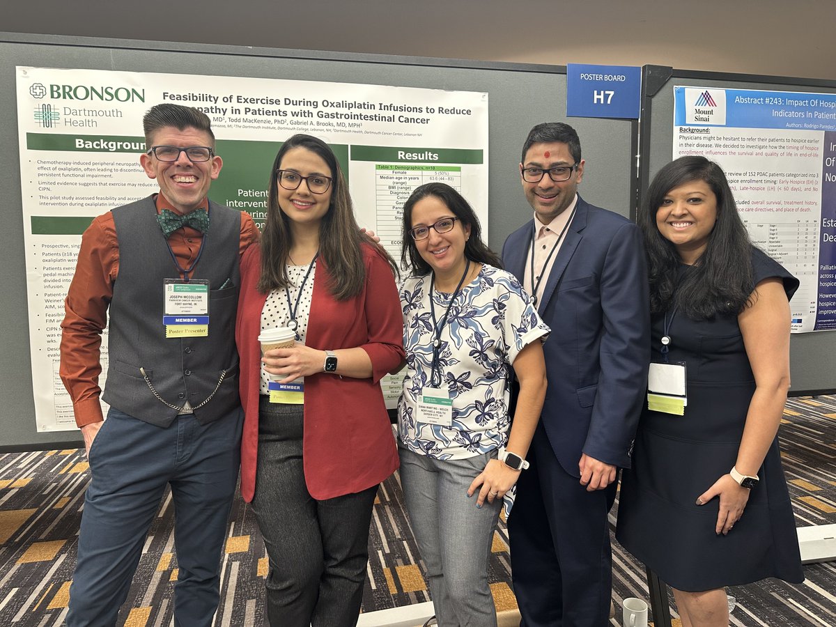 Having a blast at #ASCOQLTY23? Make sure you swing by our poster session during lunch. So much of the latest and greatest in #supponc research is being presented. You can find me at N1 talking #ePRO from our team @ParkviewHealth after our @ASCO #pallonc CoP #SuppOncSelfie📸