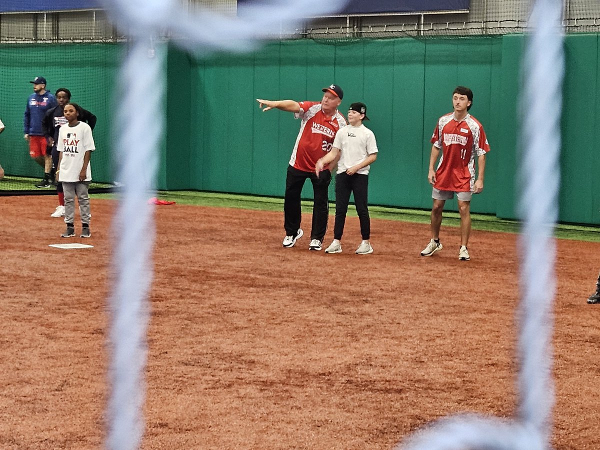 Players &amp; coaches from 2023 <a href="/ALWS_Shelby/">ALWS Shelby</a> Champs League City TX Post 554 are helping out @ today's <a href="/PlayBall/">Play Ball</a> event <a href="/Rangers/">Texas Rangers</a> Youth Academy.