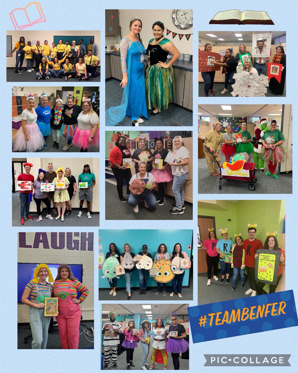 Our #TeamBenfer staff had so much fun getting in character for our annual Storybook Character dress-up day!📚